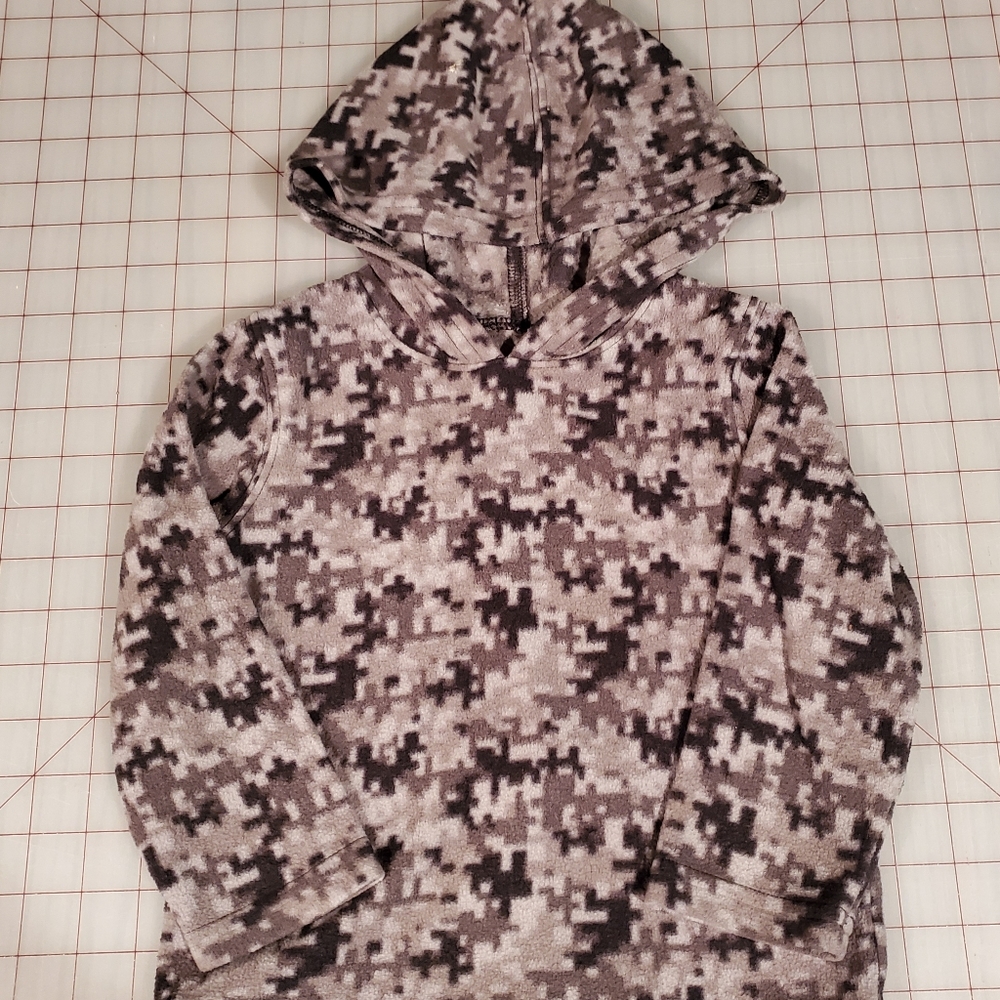 Pixelated camo hoodie
